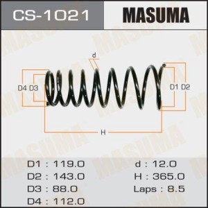 Пружина подвески CS-1021 MASUMA