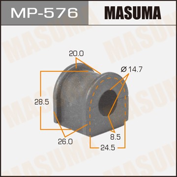 Втулка стабилизатора MP576 MASUMA