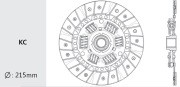 Диск сцепления IS10 VALEO PHC