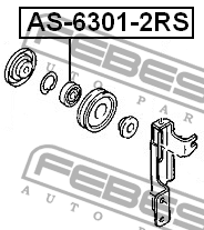 Подшипник AS-6301-2RS FEBEST