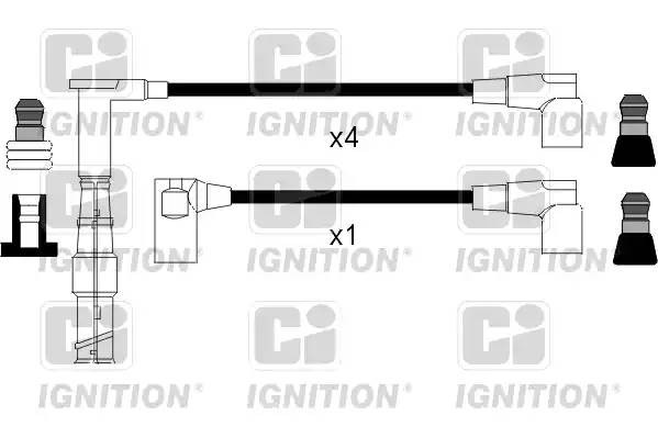Ккомплект проводов зажигания XC831 QUINTON HAZELL