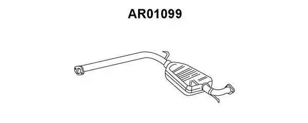 Предглушитель выхлопных газов AR01099 VENEPORTE