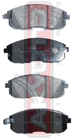 Колодки тормозные дисковые AKD2162 AKYOTO