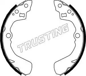 Комплект тормозных колодок 026.345 TRUSTING