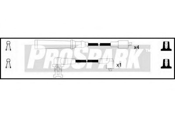 Ккомплект проводов зажигания OES139 STANDARD