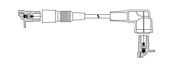 Провод зажигания 13390 BREMI
