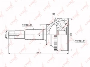 ШРУС CO-5706A LYNXAUTO