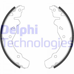Комплект тормозных колодок LS1906 DELPHI