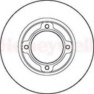 Тормозной диск 561420B BENDIX JURID