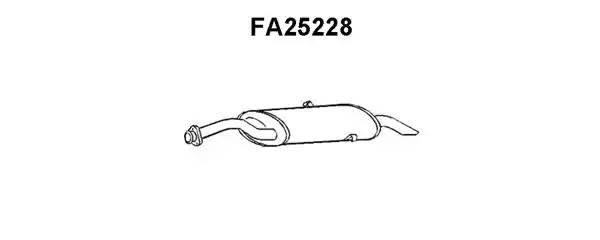 Глушитель выхлопных газов конечный FA25228 VENEPORTE