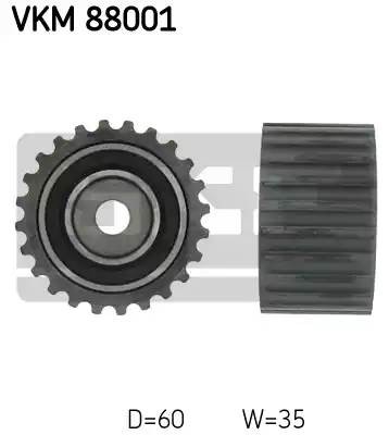 Паразитный / Ведущий ролик, зубчатый ремень VKM88001 SKF
