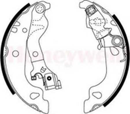 Комплект тормозных колодок 362405B BENDIX JURID