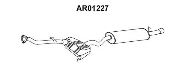Глушитель выхлопных газов конечный AR01227 VENEPORTE