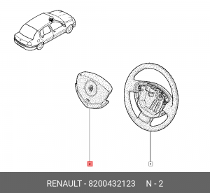 Деталь 8200432123 RENAULT