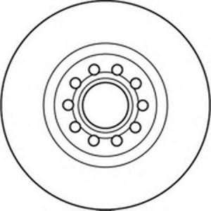 Тормозной диск 562383B BENDIX JURID