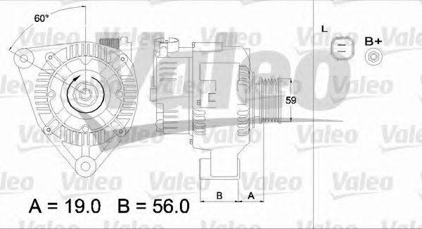 Генератор 437342 VALEO PHC