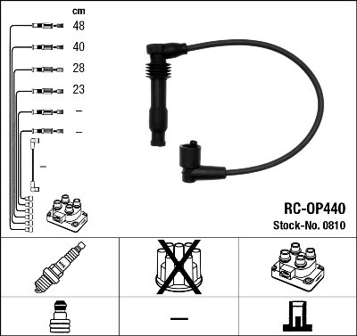 Ккомплект проводов зажигания RCOP440 NGK NTK