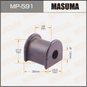 Втулка стабилизатора MP-591 MASUMA