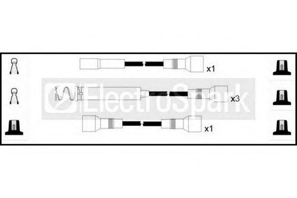 Ккомплект проводов зажигания OEK189 STANDARD