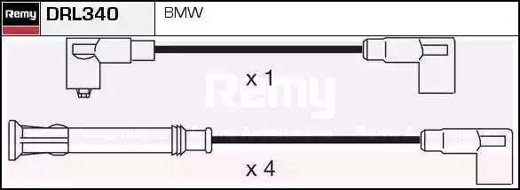 Ккомплект проводов зажигания DRL340 DELCO REMY
