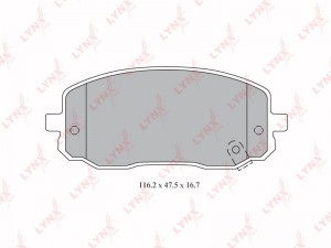 Колодки тормозные дисковые BD-4409 LYNXAUTO