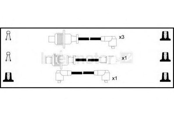 Ккомплект проводов зажигания 73459 STANDARD