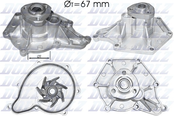 Водяной насос A213 DOLZ