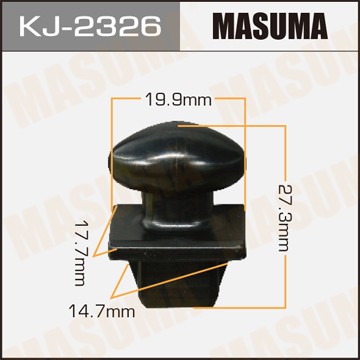 Клипса крепежная KJ2326 MASUMA