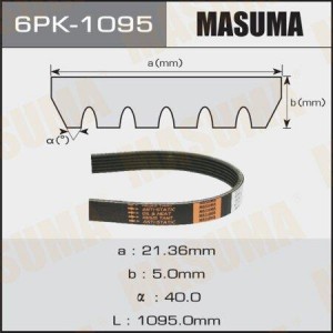 Ремень приводной 6PK-1095 MASUMA