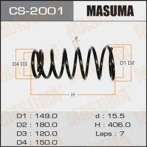 Пружина подвески CS-2001 MASUMA