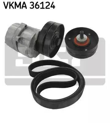Поликлиновой ременный комплект VKMA 36124 SKF