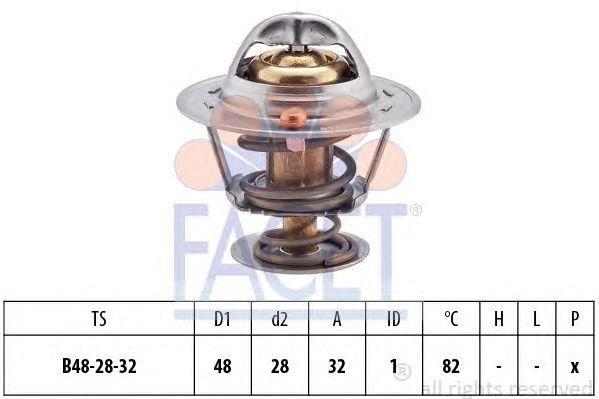 Термостат, охлаждающая жидкость 7.8289S FACET