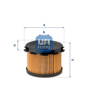 Топливный фильтр 26.688.00 UFI
