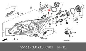 Деталь 33121SFE901 HONDA