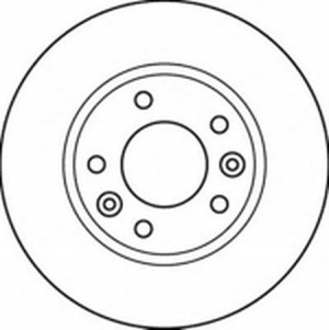 Тормозной диск 562207B BENDIX JURID