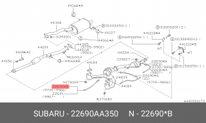Лямбда-зонд 22690AA350 SUBARU