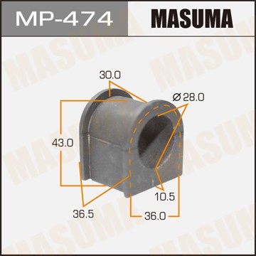 Втулка стабилизатора MP474 MASUMA