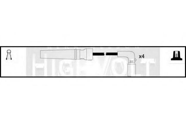 Ккомплект проводов зажигания OEF803 STANDARD