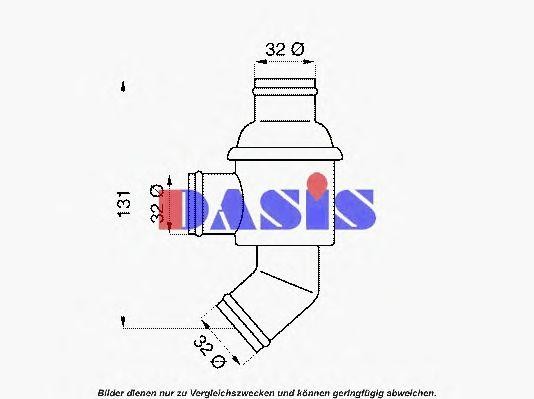 Термостат, охлаждающая жидкость 751832N AKS DASIS