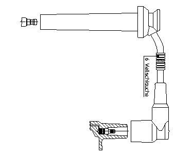 Провод зажигания 8A15R110 BREMI