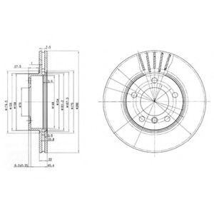 Тормозной диск BG2623 DELPHI