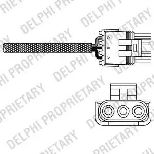 Лямбда-зонд ES10968-12B1 DELPHI