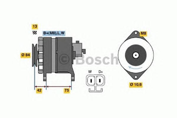Генератор 0 986 041 790 BOSCH
