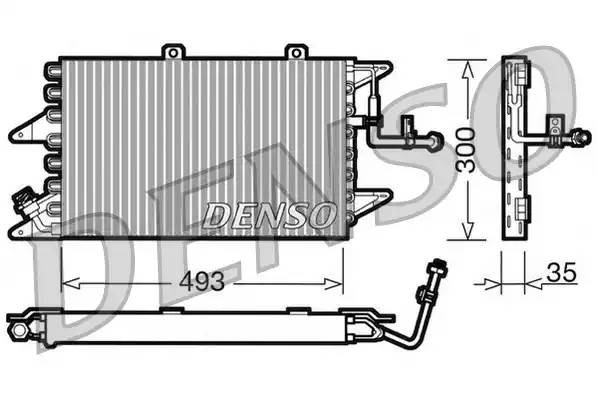 Конденсатор, кондиционер DCN09096 DENSO