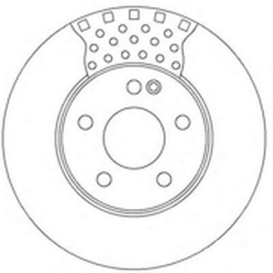 Тормозной диск 562314B BENDIX JURID