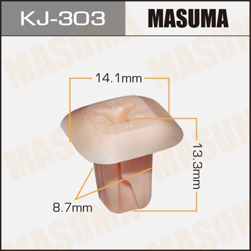 Клипса крепежная KJ303 MASUMA