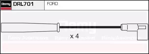 Ккомплект проводов зажигания DRL701 DELCO REMY