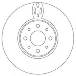 Тормозной диск 562295B BENDIX JURID