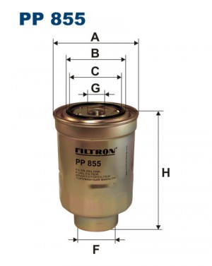 Фильтр топливный PP855 FILTRON