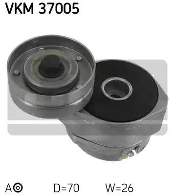 Натяжной ролик, поликлиновой  ремень VKM37005 SKF